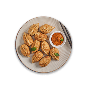 Corn Chilli With Cheese Fried Momo - 3 Pcs